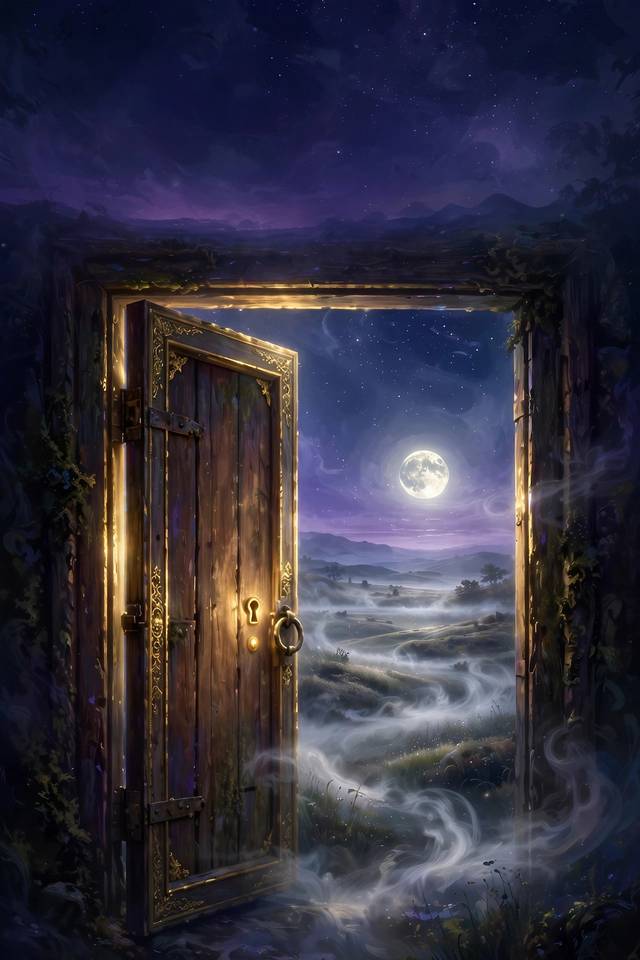 The Dreaming Door — A Dream Work & Lucid Dreaming Journal cover